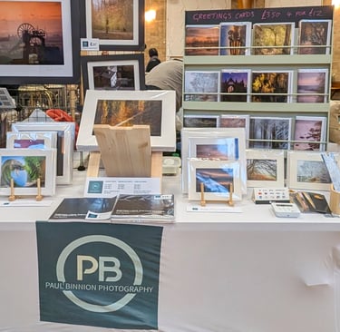 Craft Market Stall Paul Binnion Photography Nottingham Photographer Selling Prints
