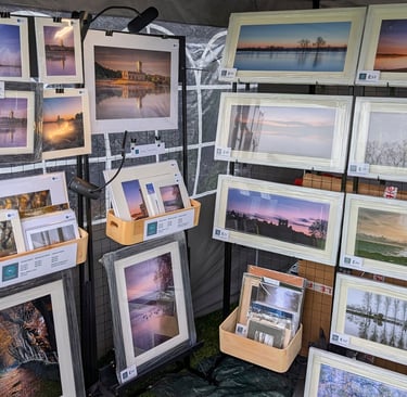 Craft Market Stall Paul Binnion Photography Nottingham Photographer Selling Prints