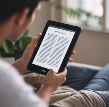 A black tablecloth with the words 'PRODUCT SCHOOL' covers a rectangular table. Stacks of books are neatly arranged on the left side of the table, while several papers with pens are laid out on the right. The backdrop features an industrial-style brick wall, and a plant can be seen to the side of the table.