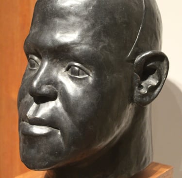 Bust of Dr Harold Moody created by his brother Ronald Moody
