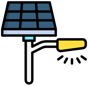 Solor street Light Icon Vantage farmland