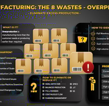 LEAN MANUFACTURING - WASTES - OVERPRODUCTION