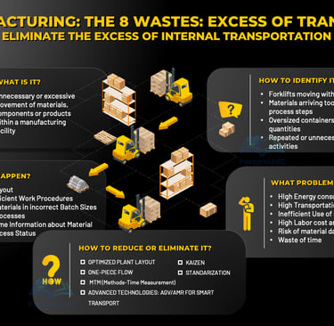 Lean Manufacturing - Waste of Excess of Transportation