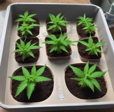 green plant in white pot