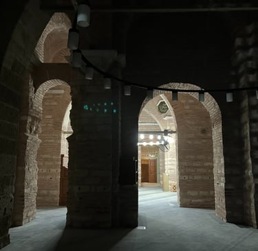 Inside Fenari Isa Mosque in Istanbul