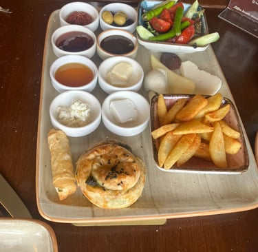 Traditional Turkish Breakfast platter