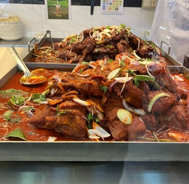 Marinated Chicken with vegetables 