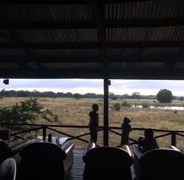 safari balcony in game lodge south africa