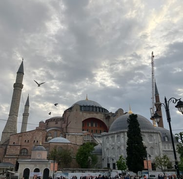 Hagia Sofia After Fajr in Istanbul