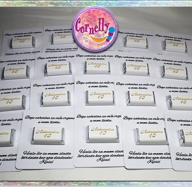 Čokoladica s personaliziranom porukom i imenom slavljenika