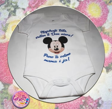 Personalizirani body za bebe s imenom