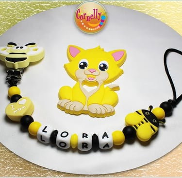 Cornelly Personalizirane silikonske grickalice i vezice za dude