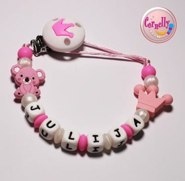 Personalizirane vezice i gricke za bebe - Cornelly pokloni