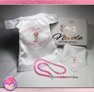Originalni krsni set s personaliziranim imenom i datumom