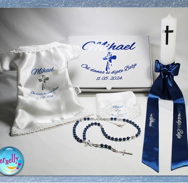 Originalni krsni set s personaliziranim imenom i datumom