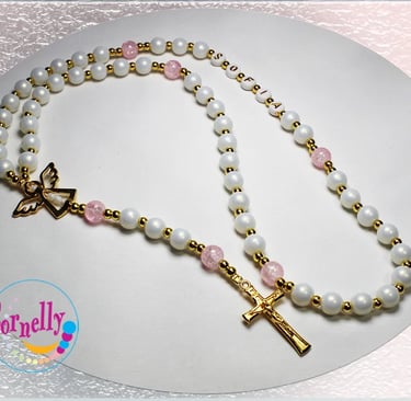 Krunica s imenom za krštenje, poklon za pričest i krizmu