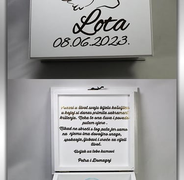 Set kutija uspomena za djevojčicu i dječaka