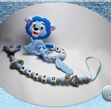 Personalizirane silikonske grickalice i vezice za dude Cornelly