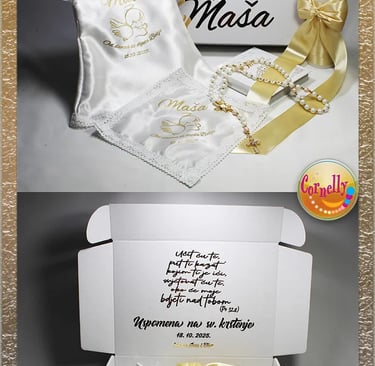 Pokln set za krštenje personalizirani