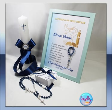 Poklon okvir s motivima Prve Pričesti