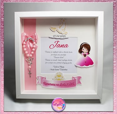 Poklon za pričest – unikatni okvir s fotografijom