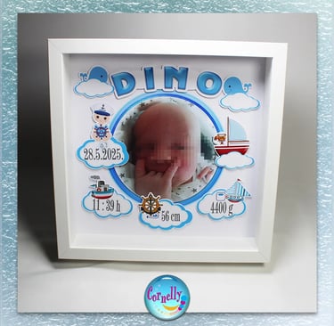 Poklon za rođenje – okvir s imenom