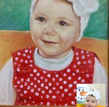 Portret na platnu za poklon po narudžbi - Cornellypokloni