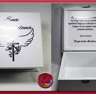 Personalizirane poklon kutije od drveta za bebe i djecu