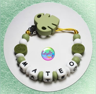 Vezice za dudu s imenom bebe