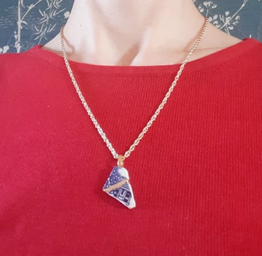 Kintsugi pendant made by Mandy Garratt