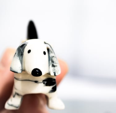 Dachshund Gift,Ring Holder,Dog Ring Holder,Ring Cone,Jewelry Display,Dachshund Ring,Ring Tree,Cerami
