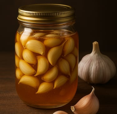 garlic and honey