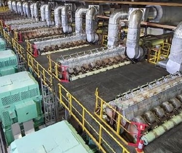 Quality Use 342 MW, 13.8 kV, 60 Hz. HFO Power Plant