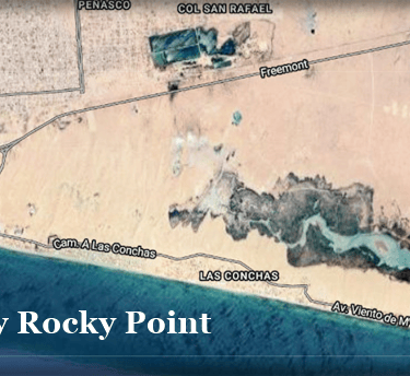 Puerto Penasco Las Conchas Map