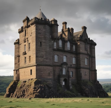 Edinburgh Castle in Scotland