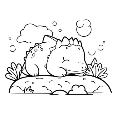 coloriage dinausaure