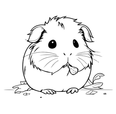 coloriage hamster