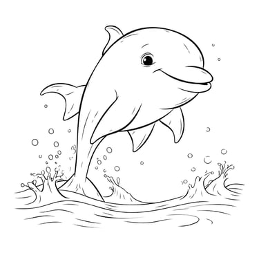 a dolphinfish in the water with a dolphin