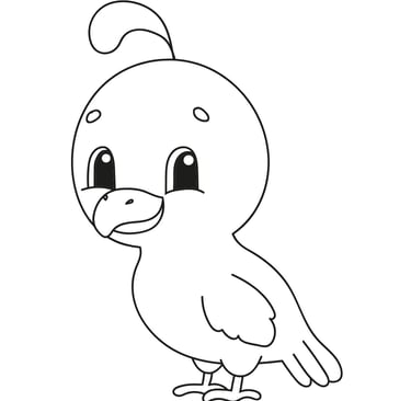 coloriage oiseau