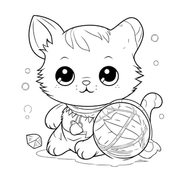 chaton coloriage