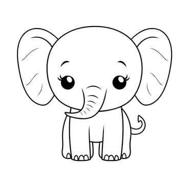 coloriage éléphant