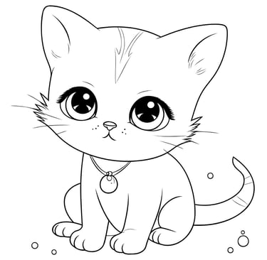 coloriage chat