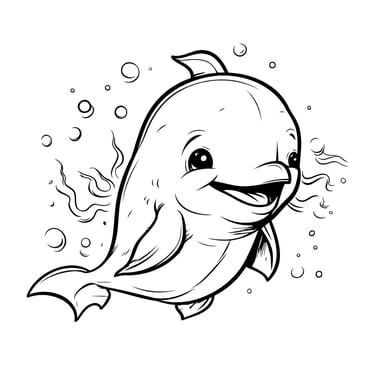 coloriage dauphin
