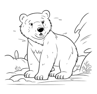 coloriage ours