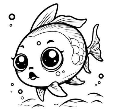 coloriage poisson