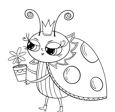 coloriage coccinelle