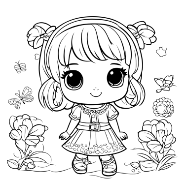 a cute little girl with big eyes and a big smile