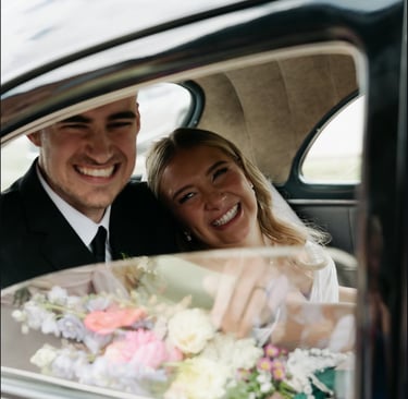 Enjoy the ride to the venue, or final destination in privacy of a vintage chauffeured vehicle.