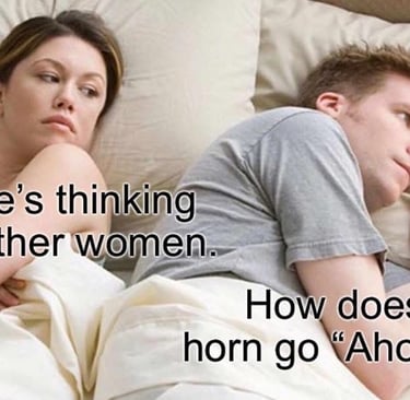 A story tells how fascination with vintage horn technology leads to a vintage viral meme.
