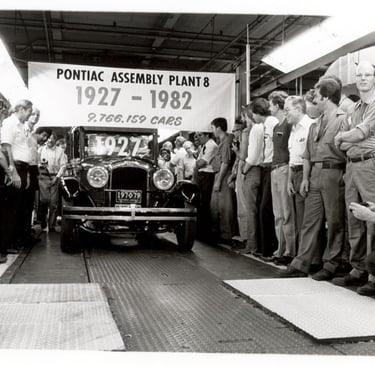 Four Generation Heritage Pontiac Plant 8 and Pontiac Foundry.  Our cars' origin plant.